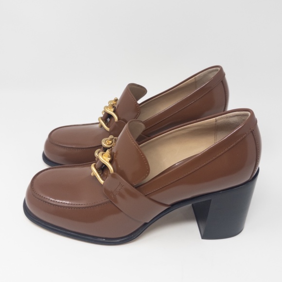 Bottega Veneta Monsieur Pump Brown Sugar Loafer Heels Womens 40 EU 10 US - Picture 2 of 8